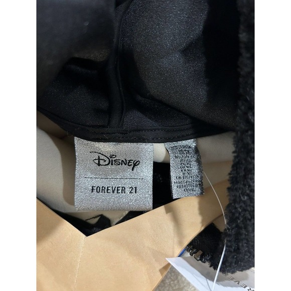 (Sold)Forever 21 X Disney Mickey Mouse Sherpa Hoodie Full Zip NWT Thick Warm XL - Picture 12 of 13
